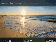 Tablet Screenshot of patpetrillorealestate.com